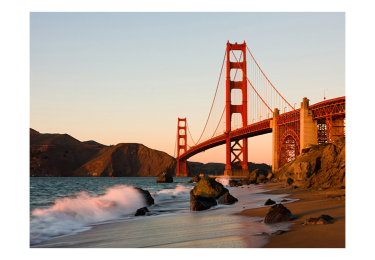 Wall Mural Golden Gate Bridge - sunset, San Francisco 59740 additionalImage 1