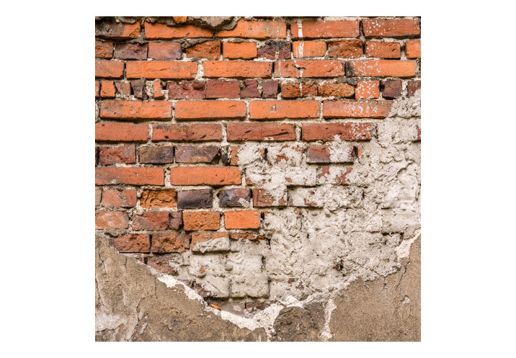 Wall Mural Old Walls - Background with Orange Brick Design and Wall Remnants 60940 additionalImage 1