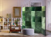 Folding Screen Green Puzzle II - artistic texture of green glass mosaic 95440 additionalThumb 4