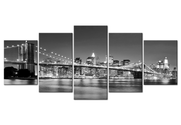 Canvas Dream about New York (5 Parts) Wide 107250