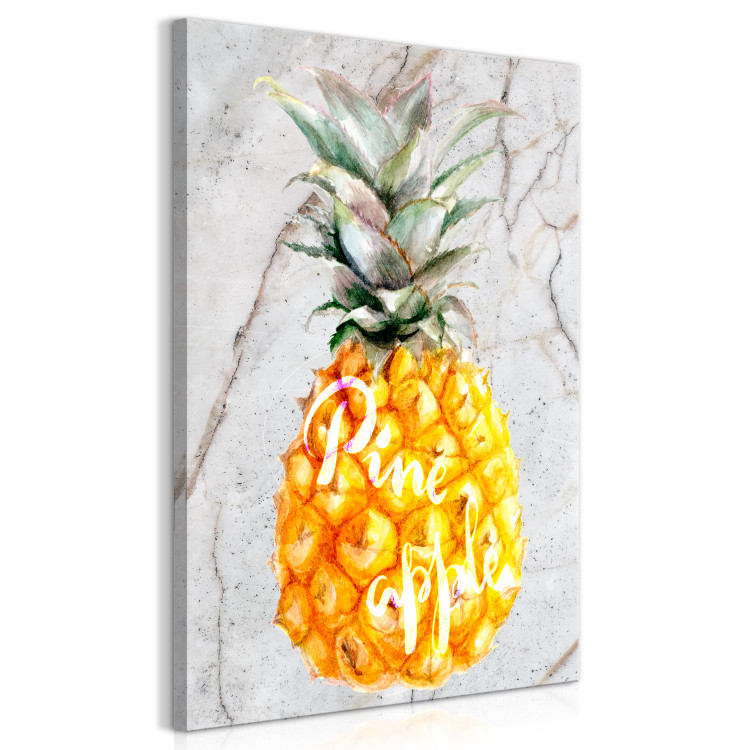 Canvas Print Pineapple and Marble (1 Part) Vertical 108550 additionalImage 2