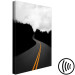 Canvas Path Between Trees (1-part) - Black and White Skyline Landscape 114950 additionalThumb 6