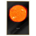 Poster Sun - fiery star and English text on a dark cosmos background 116750 additionalThumb 16