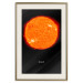 Poster Sun - fiery star and English text on a dark cosmos background 116750 additionalThumb 19