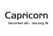 Canvas Capricorn zodiac sign - modern graphics with black lettering 117050 additionalThumb 4