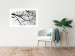Poster Bird Encounter - black and white landscape of tree and birds on branches 117250 additionalThumb 4