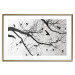 Poster Bird Encounter - black and white landscape of tree and birds on branches 117250 additionalThumb 14