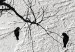 Poster Bird Encounter - black and white landscape of tree and birds on branches 117250 additionalThumb 10
