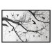 Poster Bird Encounter - black and white landscape of tree and birds on branches 117250 additionalThumb 25