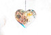 Poster Declaration of Love - romantic pattern with hands and heart-shaped locket 117350 additionalThumb 8