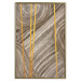 Wall Poster Golden Details - unique abstraction in gilded lines on a bronze background 119250 additionalThumb 20