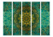 Room Divider Screen Royal Stitches II (5-piece) - colorful Zen-style Mandala 124050 additionalThumb 3