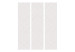 Room Divider Screen Broken Lines (3-piece) - geometric pattern in shades of beige 124350 additionalThumb 3