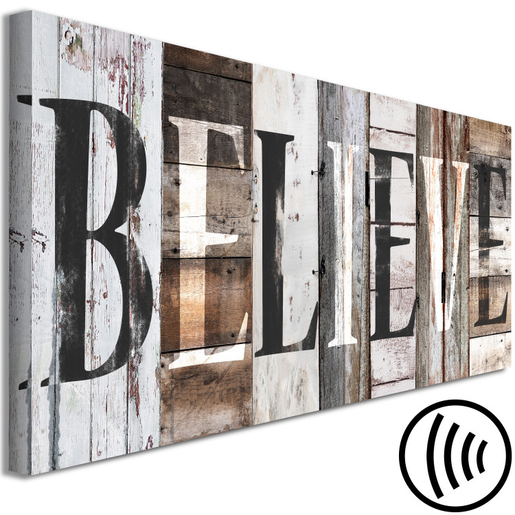 Canvas Print Board: Believe (1 Part) Narrow 125650 additionalImage 6
