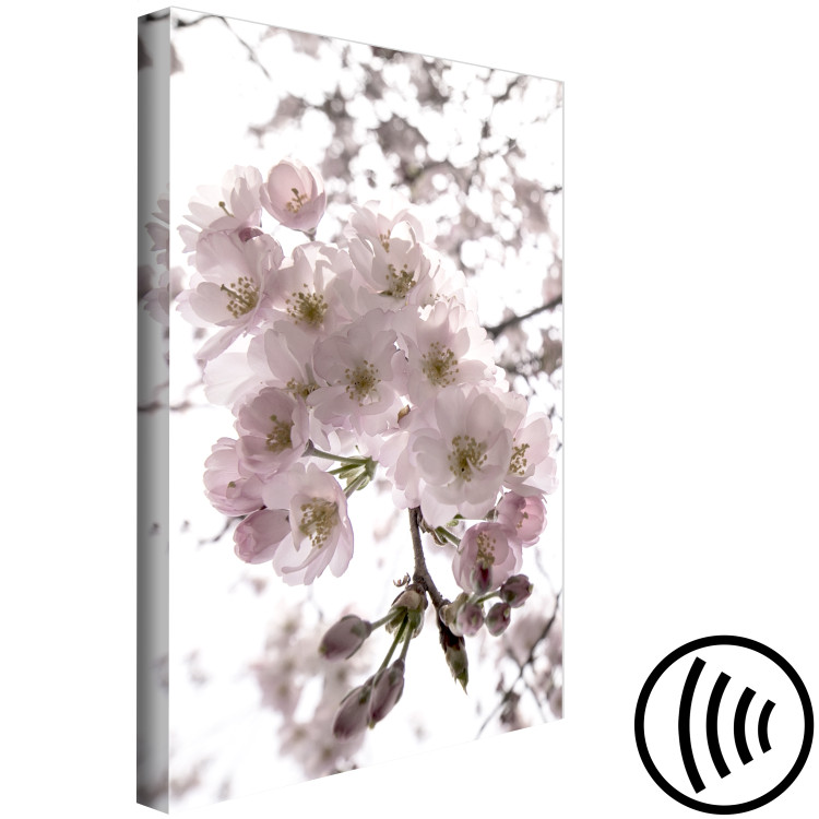 Canvas Art Print Cherry Blossoms (1 Part) Vertical 125850 additionalImage 6