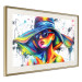 Wall Poster Sunny Day - abstract and multicolored woman on a white background 127050 additionalThumb 3