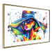 Wall Poster Sunny Day - abstract and multicolored woman on a white background 127050 additionalThumb 7