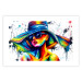 Wall Poster Sunny Day - abstract and multicolored woman on a white background 127050 additionalThumb 25