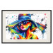 Wall Poster Sunny Day - abstract and multicolored woman on a white background 127050 additionalThumb 19