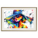 Wall Poster Sunny Day - abstract and multicolored woman on a white background 127050 additionalThumb 20