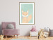 Poster Little Fox - funny animal with a lollipop in hand on polka dot wall 129550 additionalThumb 15