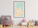 Poster Little Fox - funny animal with a lollipop in hand on polka dot wall 129550 additionalThumb 23