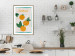 Poster Californian Grove - orange fruits with leaves and text on a light background 131950 additionalThumb 15