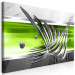 Large canvas print Silver Wings - Green II [Large Format] 132350 additionalThumb 2