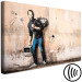 Canvas Steve (1-piece) Wide - street art of concrete with Steve Jobs' figure 132450 additionalThumb 6