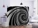 Room Divider Screen Black and white swirl II (5-piece) - black and white abstraction in swirl 132650 additionalThumb 2