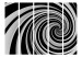 Room Divider Screen Black and white swirl II (5-piece) - black and white abstraction in swirl 132650 additionalThumb 3