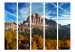 Room Divider Italian Dolomites II (5-piece) - landscape of rocks and mountains against the sky 132950 additionalThumb 3