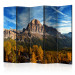 Room Divider Italian Dolomites II (5-piece) - landscape of rocks and mountains against the sky 132950