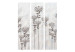 Room Divider Screen Winter Garden II (3-piece) - beige composition with delicate plants 133150 additionalThumb 3