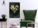 Wall Poster Unique Heart - golden heart composition and writings on a dark background 134450 additionalThumb 5