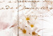 Photo Wallpaper Delicate composition - various flowers on wooden boards with inscriptions 134550 additionalThumb 4