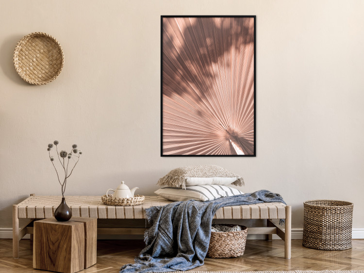 Wall Poster Sunny Mirages - abstract and orange swirling texture 134750 additionalImage 6