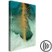 Canvas Art Print Celestial Composition (1-piece) Vertical - abstract leaf and feather 134950 additionalThumb 6