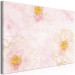 Canvas Print Flowering - Abstraction with flowers on a pink background 135450 additionalThumb 2