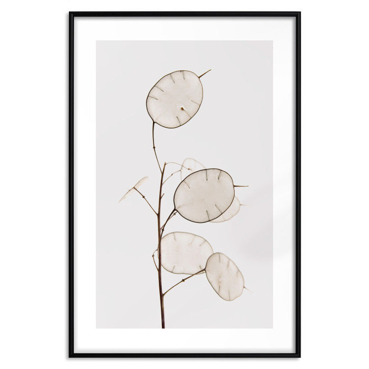 Poster Sunny Direction - a simple composition with bright foliage on a white background 136050 additionalImage 19