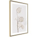 Poster Sunny Direction - a simple composition with bright foliage on a white background 136050 additionalThumb 9