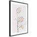 Poster Sunny Direction - a simple composition with bright foliage on a white background 136050 additionalThumb 8