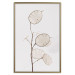 Poster Sunny Direction - a simple composition with bright foliage on a white background 136050 additionalThumb 24