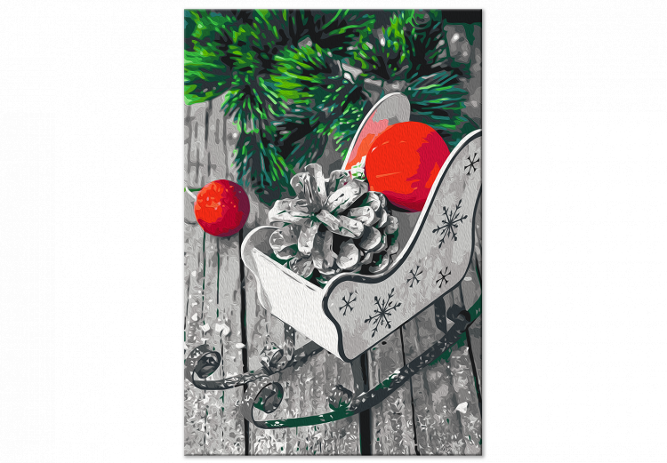 Paint by Number Kit Christmas Sled 137950 additionalImage 3