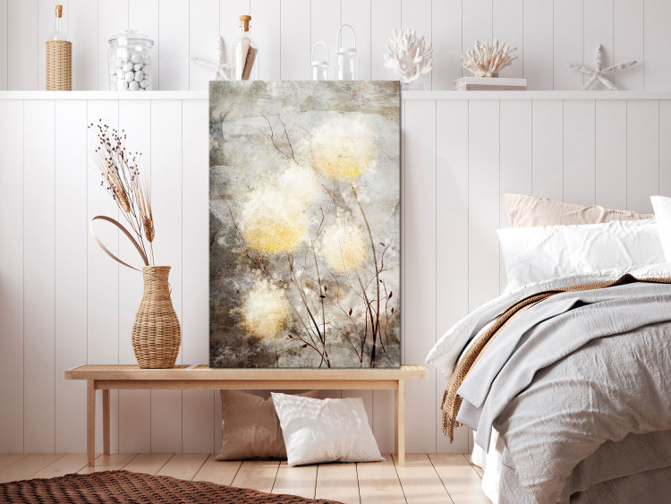 Canvas Print Meadow Bouquet (1-piece) Vertical - landscape with a floral motif 138350 additionalImage 3