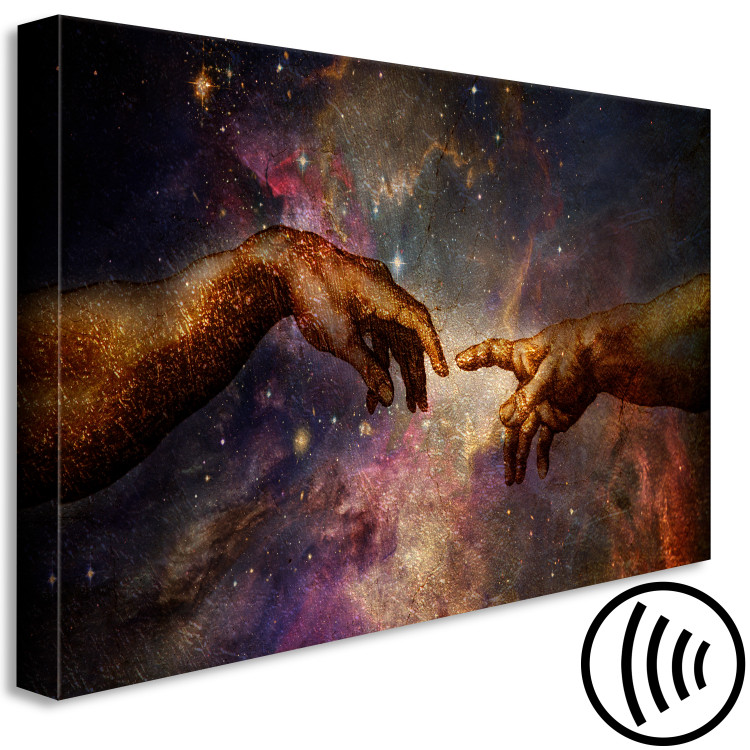 Canvas God's Light (1-piece) Wide - hands arranged in a religious gesture 142350 additionalImage 6