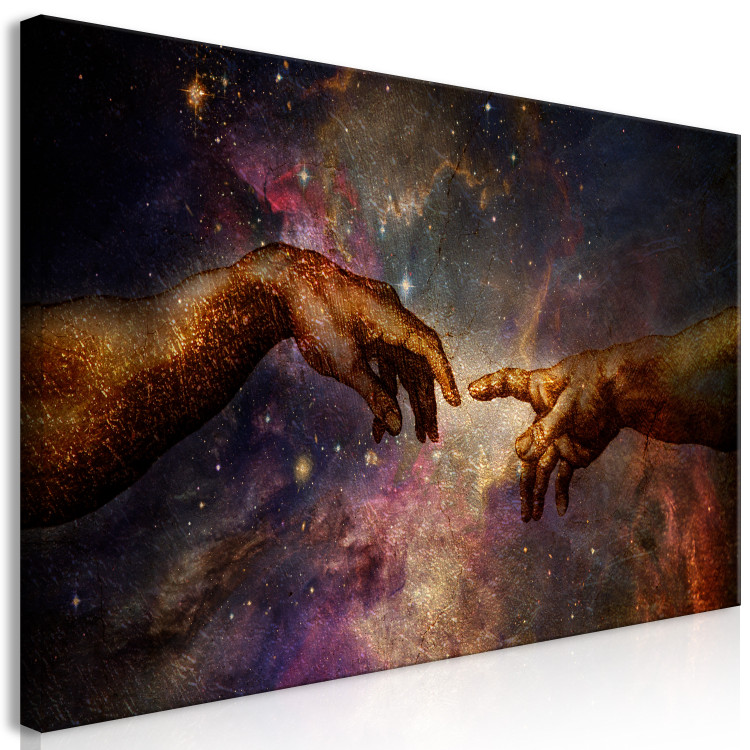 Canvas God's Light (1-piece) Wide - hands arranged in a religious gesture 142350 additionalImage 2