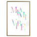 Poster Miami Vibe - Holographic Lettering in Pastel-Rainbow Colors 144350 additionalThumb 25