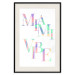 Poster Miami Vibe - Holographic Lettering in Pastel-Rainbow Colors 144350 additionalThumb 27