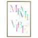 Poster Miami Vibe - Holographic Lettering in Pastel-Rainbow Colors 144350 additionalThumb 20
